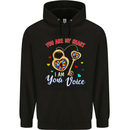 Autism You Are My Heart I Am Your Voice ASD Mens 80% Cotton Hoodie Black
