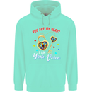 Autism You Are My Heart I Am Your Voice ASD Mens 80% Cotton Hoodie Peppermint