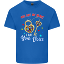 Autism You Are My Heart I Am Your Voice ASD Mens Cotton T-Shirt Tee Top Royal Blue