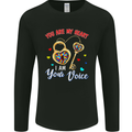 Autism You Are My Heart I Am Your Voice ASD Mens Long Sleeve T-Shirt Black