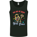 Autism You Are My Heart I Am Your Voice ASD Mens Vest Tank Top Black