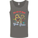 Autism You Are My Heart I Am Your Voice ASD Mens Vest Tank Top Charcoal