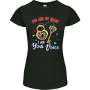Autism You Are My Heart I Am Your Voice ASD Womens Petite Cut T-Shirt Black