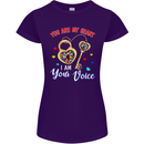 Autism You Are My Heart I Am Your Voice ASD Womens Petite Cut T-Shirt Purple
