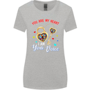 Autism You Are My Heart I Am Your Voice ASD Womens Wider Cut T-Shirt Sports Grey