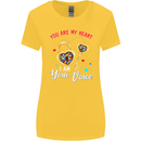 Autism You Are My Heart I Am Your Voice ASD Womens Wider Cut T-Shirt Yellow