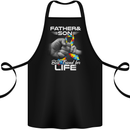 Autistic Father & Son Friends Autism ASD Cotton Apron 100% Organic Black