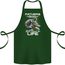Autistic Father & Son Friends Autism ASD Cotton Apron 100% Organic Forest Green
