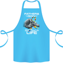 Autistic Father & Son Friends Autism ASD Cotton Apron 100% Organic Turquoise