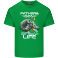 Autistic Father & Son Friends Autism ASD Mens Cotton T-Shirt Tee Top Irish Green