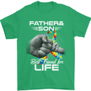 Autistic Father & Son Friends Autism ASD Mens T-Shirt Cotton Gildan Irish Green