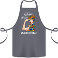Autistic Mum Unbreakable Autism ASD Cotton Apron 100% Organic Steel