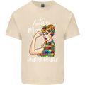Autistic Mum Unbreakable Autism ASD Mens Cotton T-Shirt Tee Top Natural