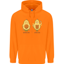 Avocado Gym Funny Fitness Training Healthy Childrens Kids Hoodie Orange