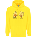 Avocado Gym Funny Fitness Training Healthy Childrens Kids Hoodie Yellow