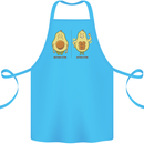 Avocado Gym Funny Fitness Training Healthy Cotton Apron 100% Organic Turquoise