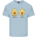 Avocado Gym Funny Fitness Training Healthy Kids T-Shirt Childrens Light Blue