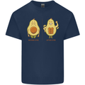 Avocado Gym Funny Fitness Training Healthy Kids T-Shirt Childrens Navy Blue