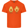 Avocado Gym Funny Fitness Training Healthy Kids T-Shirt Childrens Orange