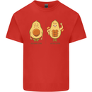 Avocado Gym Funny Fitness Training Healthy Kids T-Shirt Childrens Red