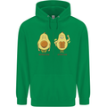 Avocado Gym Funny Fitness Training Healthy Mens 80% Cotton Hoodie Irish Green