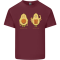 Avocado Gym Funny Fitness Training Healthy Mens Cotton T-Shirt Tee Top Maroon