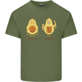 Avocado Gym Funny Fitness Training Healthy Mens Cotton T-Shirt Tee Top Military Green