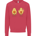 Avocado Gym Funny Fitness Training Healthy Mens Sweatshirt Jumper Heliconia