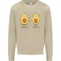 Avocado Gym Funny Fitness Training Healthy Mens Sweatshirt Jumper Sand