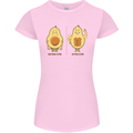 Avocado Gym Funny Fitness Training Healthy Womens Petite Cut T-Shirt Light Pink