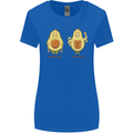 Avocado Gym Funny Fitness Training Healthy Womens Wider Cut T-Shirt Royal Blue