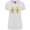 Avocado Gym Funny Fitness Training Healthy Womens Wider Cut T-Shirt White