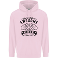 Awesome Chef Looks Like Funny Cooking Childrens Kids Hoodie Light Pink