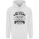 Awesome Chef Looks Like Funny Cooking Childrens Kids Hoodie White