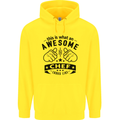 Awesome Chef Looks Like Funny Cooking Childrens Kids Hoodie Yellow