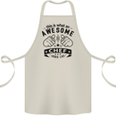Awesome Chef Looks Like Funny Cooking Cotton Apron 100% Organic Natural