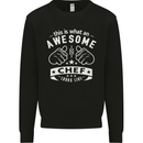 Awesome Chef Looks Like Funny Cooking Kids Sweatshirt Jumper Black