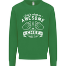 Awesome Chef Looks Like Funny Cooking Kids Sweatshirt Jumper Irish Green