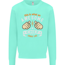 Awesome Chef Looks Like Funny Cooking Kids Sweatshirt Jumper Peppermint