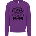 Awesome Chef Looks Like Funny Cooking Kids Sweatshirt Jumper Purple