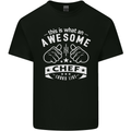 Awesome Chef Looks Like Funny Cooking Kids T-Shirt Childrens Black