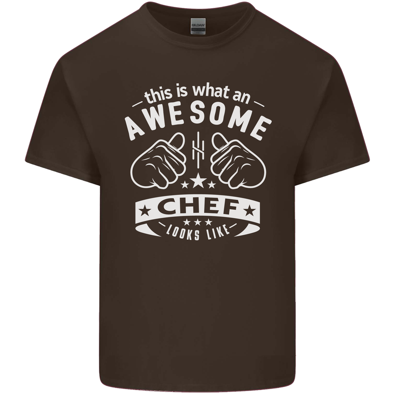 Awesome Chef Looks Like Funny Cooking Kids T-Shirt Childrens Chocolate