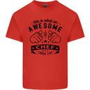 Awesome Chef Looks Like Funny Cooking Kids T-Shirt Childrens Red