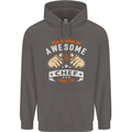 Awesome Chef Looks Like Funny Cooking Mens 80% Cotton Hoodie Charcoal