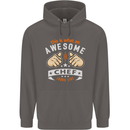 Awesome Chef Looks Like Funny Cooking Mens 80% Cotton Hoodie Charcoal