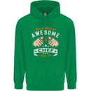 Awesome Chef Looks Like Funny Cooking Mens 80% Cotton Hoodie Irish Green