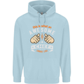 Awesome Chef Looks Like Funny Cooking Mens 80% Cotton Hoodie Light Blue