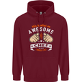 Awesome Chef Looks Like Funny Cooking Mens 80% Cotton Hoodie Maroon