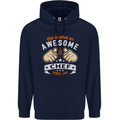 Awesome Chef Looks Like Funny Cooking Mens 80% Cotton Hoodie Navy Blue