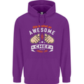Awesome Chef Looks Like Funny Cooking Mens 80% Cotton Hoodie Purple